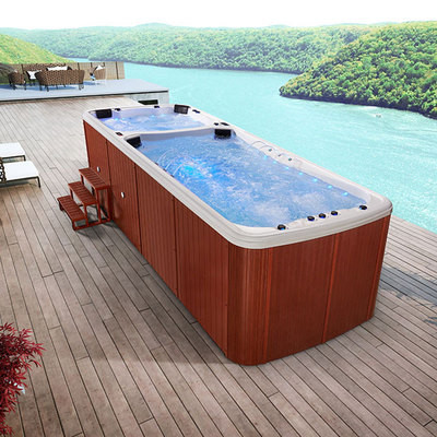 Freestanding Prefab SPA van de de Draaikolkmassage van de Pool Hete Ton Openlucht Bovengenoemde de Grondpool