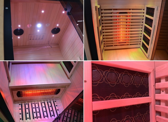 Vormzaal Verre Infrared Sauna Spa Fins Mini Sauna For Half Body 100KG