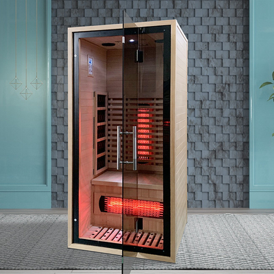 Vormzaal Verre Infrared Sauna Spa Fins Mini Sauna For Half Body 100KG