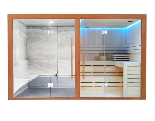 Grote van de de Stoom Droge Sauna van Groottece van het de Combinatiehuis Familie 4 Persoon Cedar Sauna