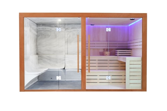 Grote van de de Stoom Droge Sauna van Groottece van het de Combinatiehuis Familie 4 Persoon Cedar Sauna
