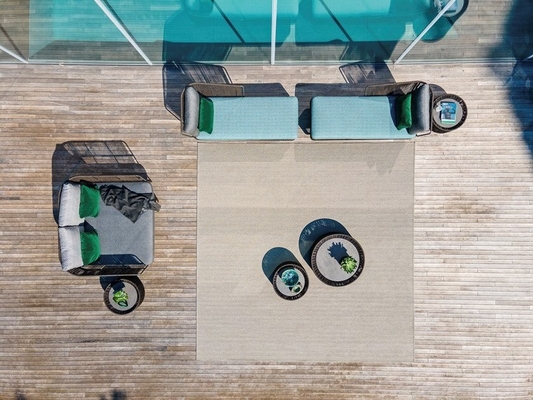 Stoel van de de Tuinlanterfanter van Chaise Lounge Daybed Contract Quality Baech van de terrasvrije tijd de Openlucht