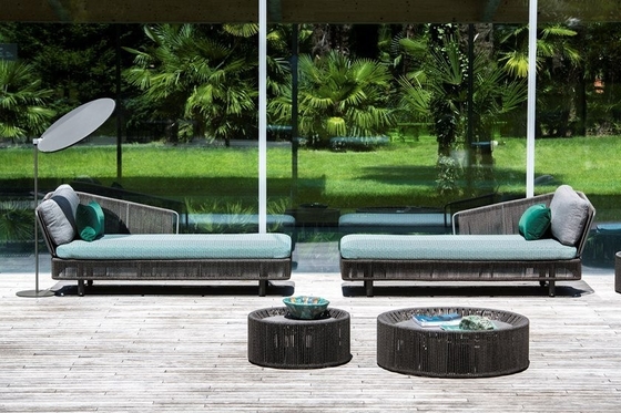 Stoel van de de Tuinlanterfanter van Chaise Lounge Daybed Contract Quality Baech van de terrasvrije tijd de Openlucht