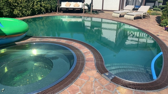 De openlucht van de de Structuurpool van het Tuinroestvrije staal Pool van het het Metaalkader voor Huis
