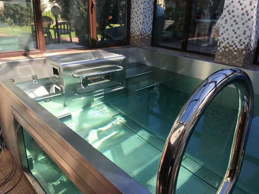 De mooie Hydromassage-pool van het Kader modulaire inground van het Tuinmetaal zwemt de Pool van de Kuuroordluxe 12x24 Inground