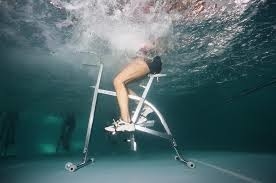 Onderwateraqua bike for-het Water Hydrofiets van de GYMNASTIEKwatergeneeskunde