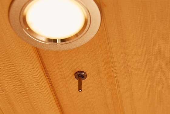 De Zaal van hotelvill golden wave infrared sauna Tuin Infrarode Sauna