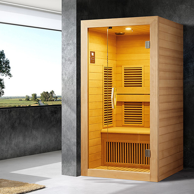 De Zaal van hotelvill golden wave infrared sauna Tuin Infrarode Sauna