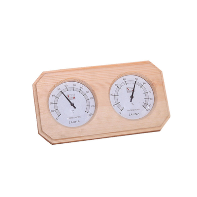 Droge Stoomzaal Houten Sauna Thermohygrometer