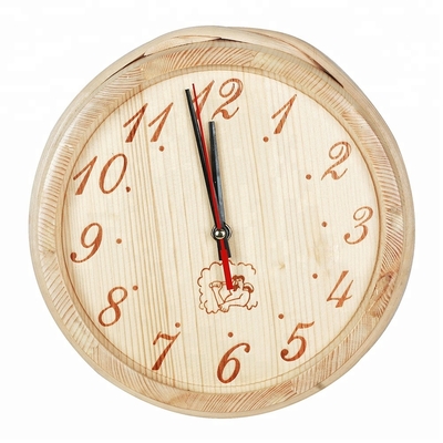 Decoratieve Houten Saunazaal de Saunaklok van de Toebehoren Nette Muur