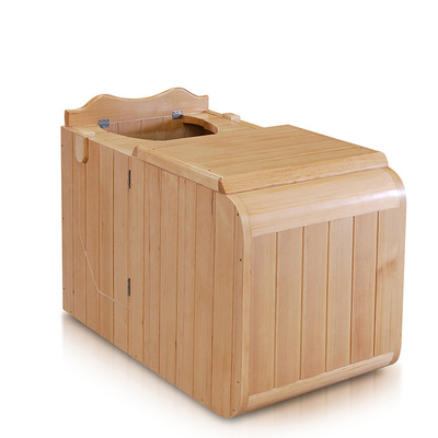 Zaal van de de Sauna0.9kw 220V Draagbare Sauna van het dollekervel de Infrarode Halve Lichaam