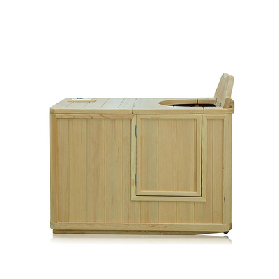 Ver Infrarood Half SaunaStoombad Tradional Één Persoon Houten 110w