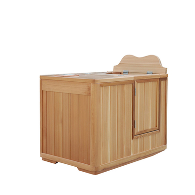 Ver Infrarood Half SaunaStoombad Tradional Één Persoon Houten 110w