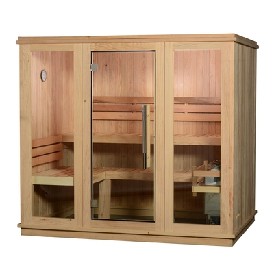 220V droog Binnen Houten Rode Ceder ETL van de Stoom de Traditionele Sauna