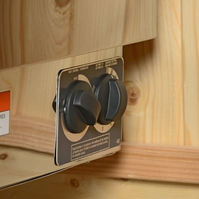 220V droog Binnen Houten Rode Ceder ETL van de Stoom de Traditionele Sauna