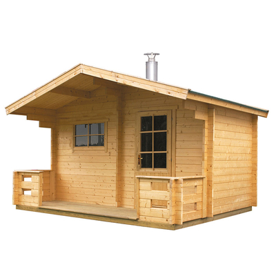 De openlucht Noordse Nette Houten Traditionele Cabine van de 6 Persoons Verre Infrarode Sauna